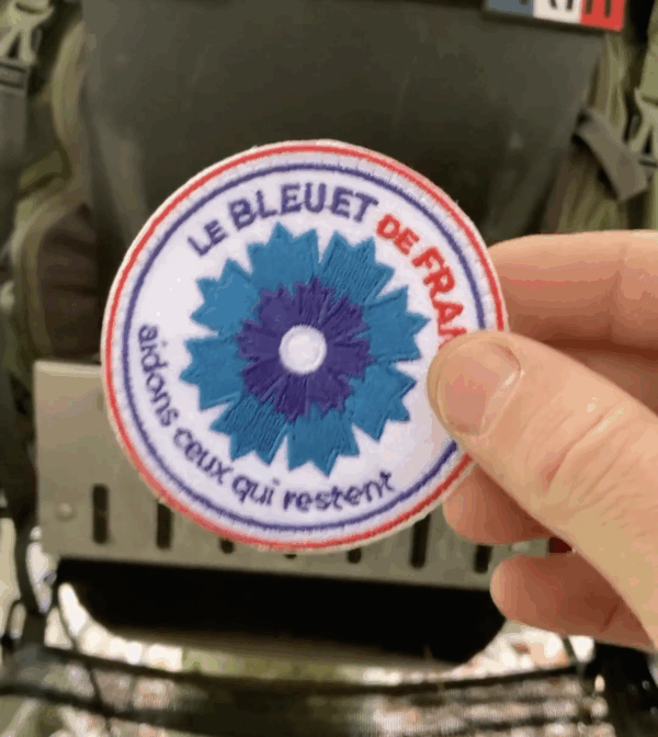 Patch brodé Bleuet de France